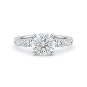 Stella Pura Diamond Ring in 14K White Gold (AFC-RDIAL2023)