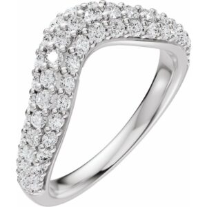 Celeste Pavé Contour Band (AFC-689545:LG701:P)